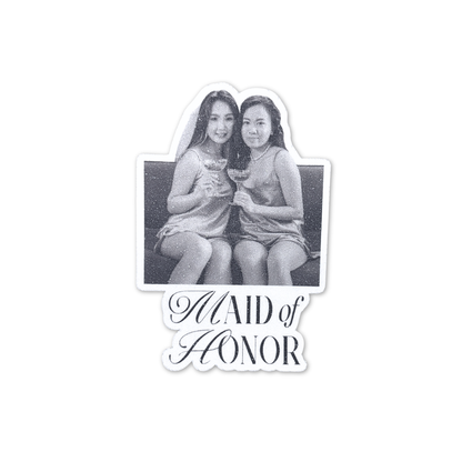 Timeless Sparkling Maid of Honor Sticker