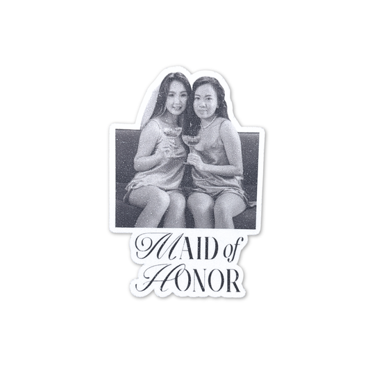 Timeless Sparkling Maid of Honor Sticker
