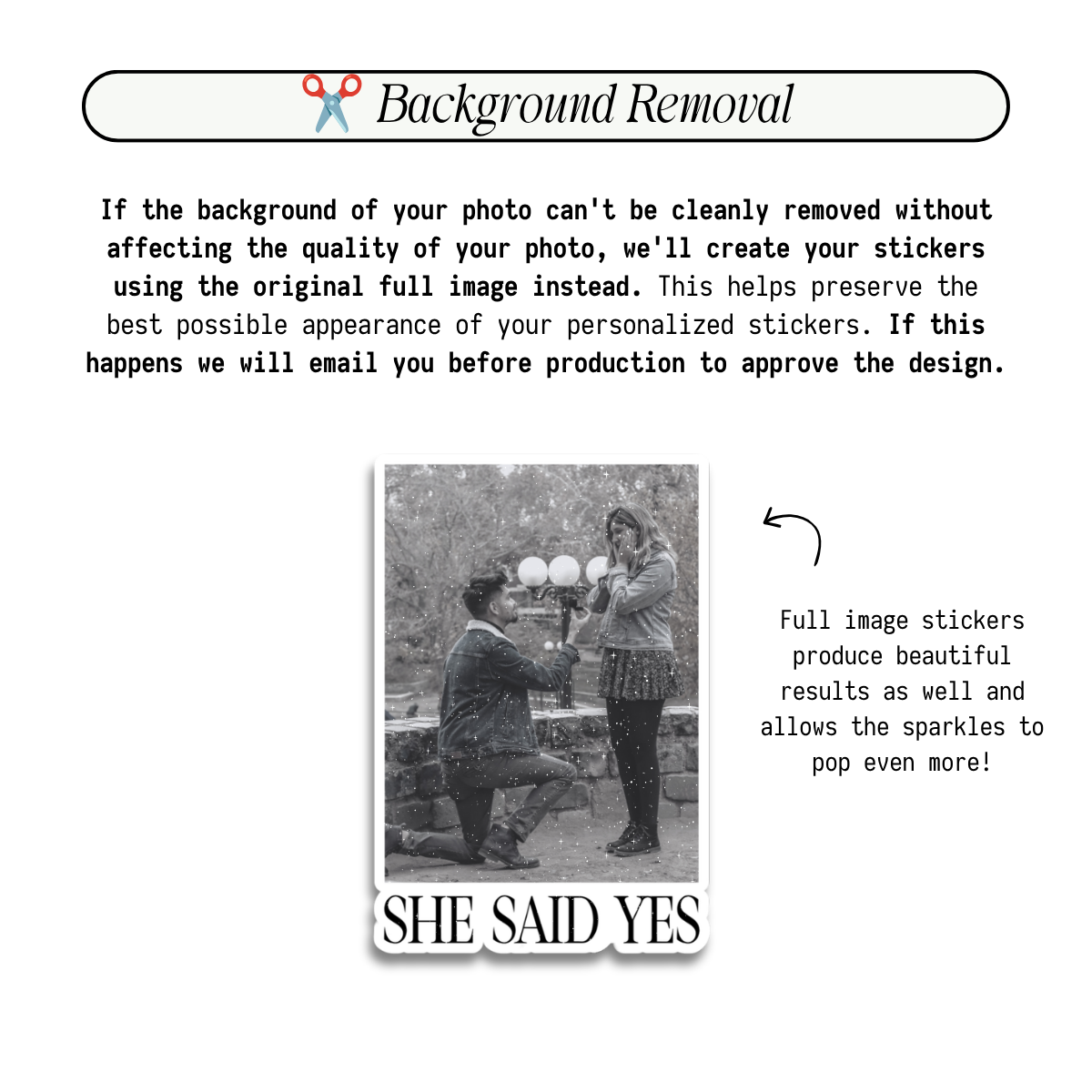 Timeless Sparkling Groom Sticker